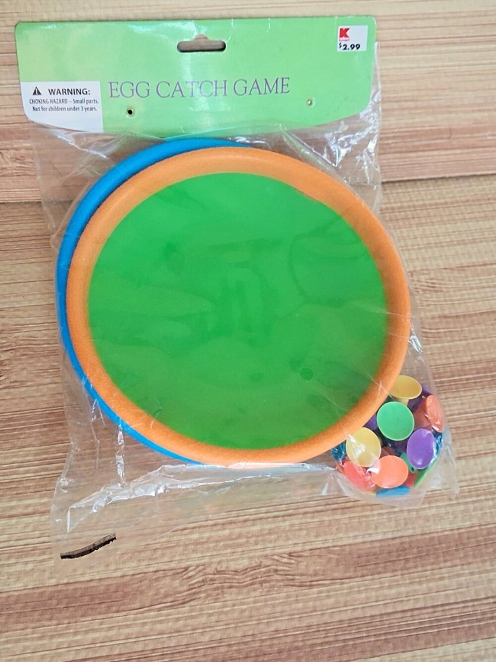 Kmart Suction Ball Egg Catch Game--New Old Stock, Children's Toss & Catch Age 5+
